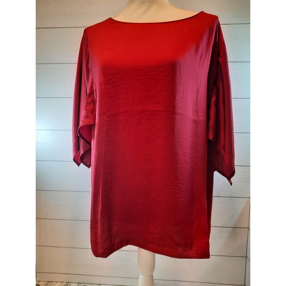 Chico's Drape Sleeve Ladies Top New With Tag Size 2 (12) - Picture 1 of 9